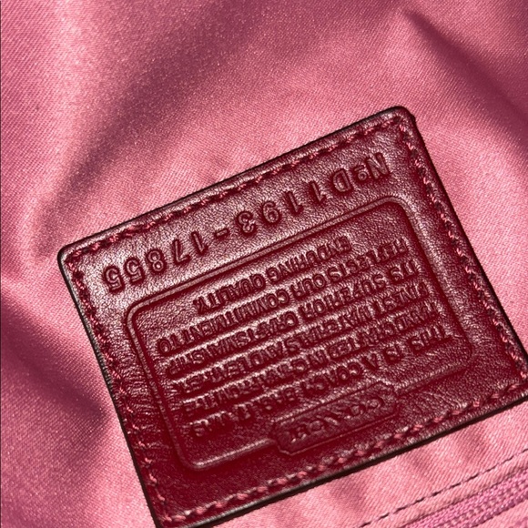 Coach Patent Leather Red Vintage Tote - Picture 8 of 13